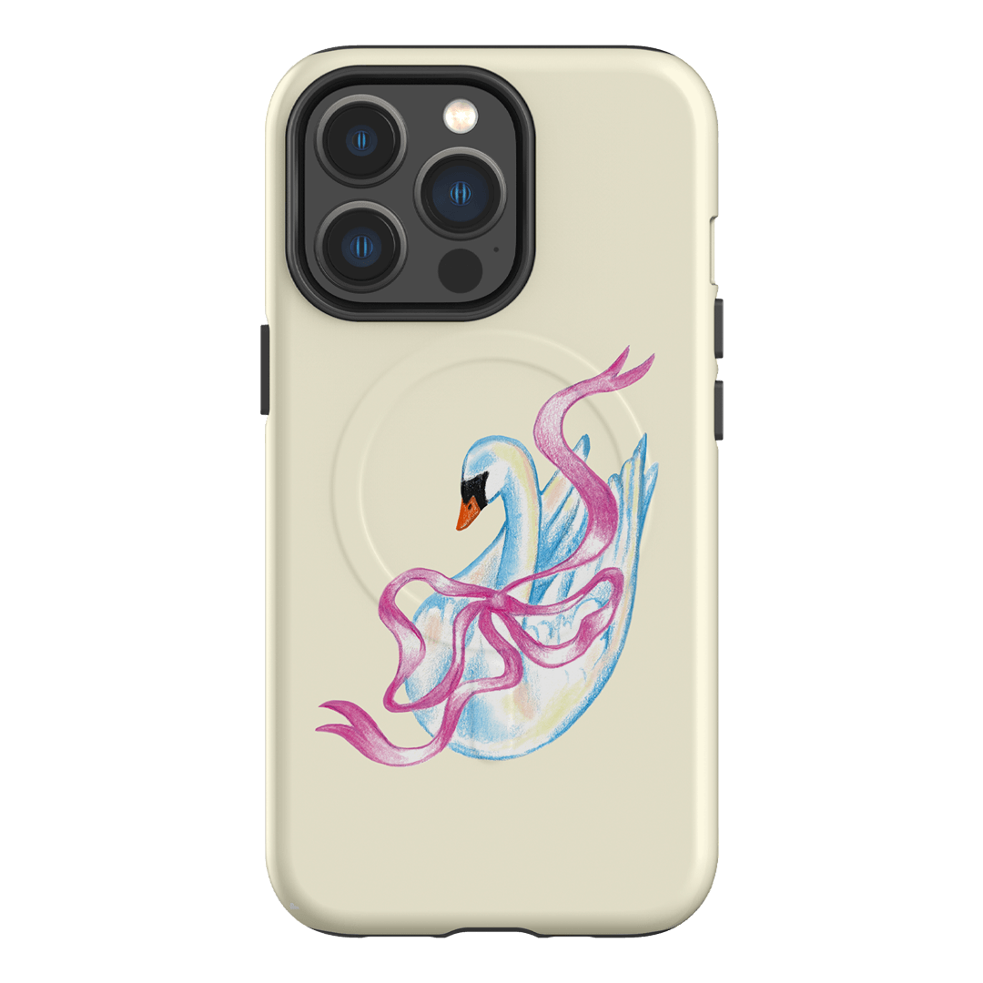 Satin Swan Printed Phone Cases iPhone 13 Pro / Armoured MagSafe by Femke Studio - The Dairy