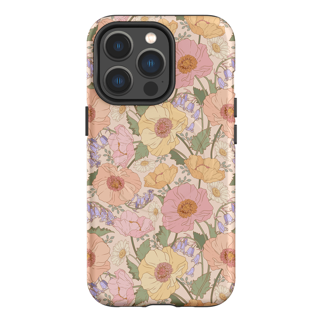 Spring Poppy Printed Phone Cases iPhone 13 Pro / Armoured MagSafe by Kasiags Art - The Dairy