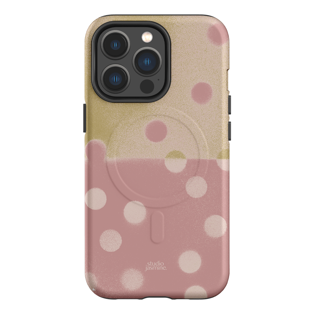 Strawberry Polka Dot Printed Phone Cases iPhone 13 Pro / Armoured MagSafe by Jasmine Dowling - The Dairy