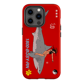 1800-Busy Rn in Red Printed Phone Cases iPhone 13 Pro / Armoured by Easty Beasty - The Dairy