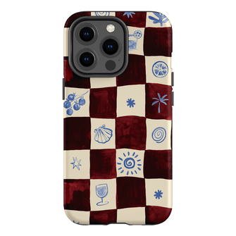 Afternoon Mezze Maroon Printed Phone Cases iPhone 13 Pro / Armoured by Charlie Taylor - The Dairy