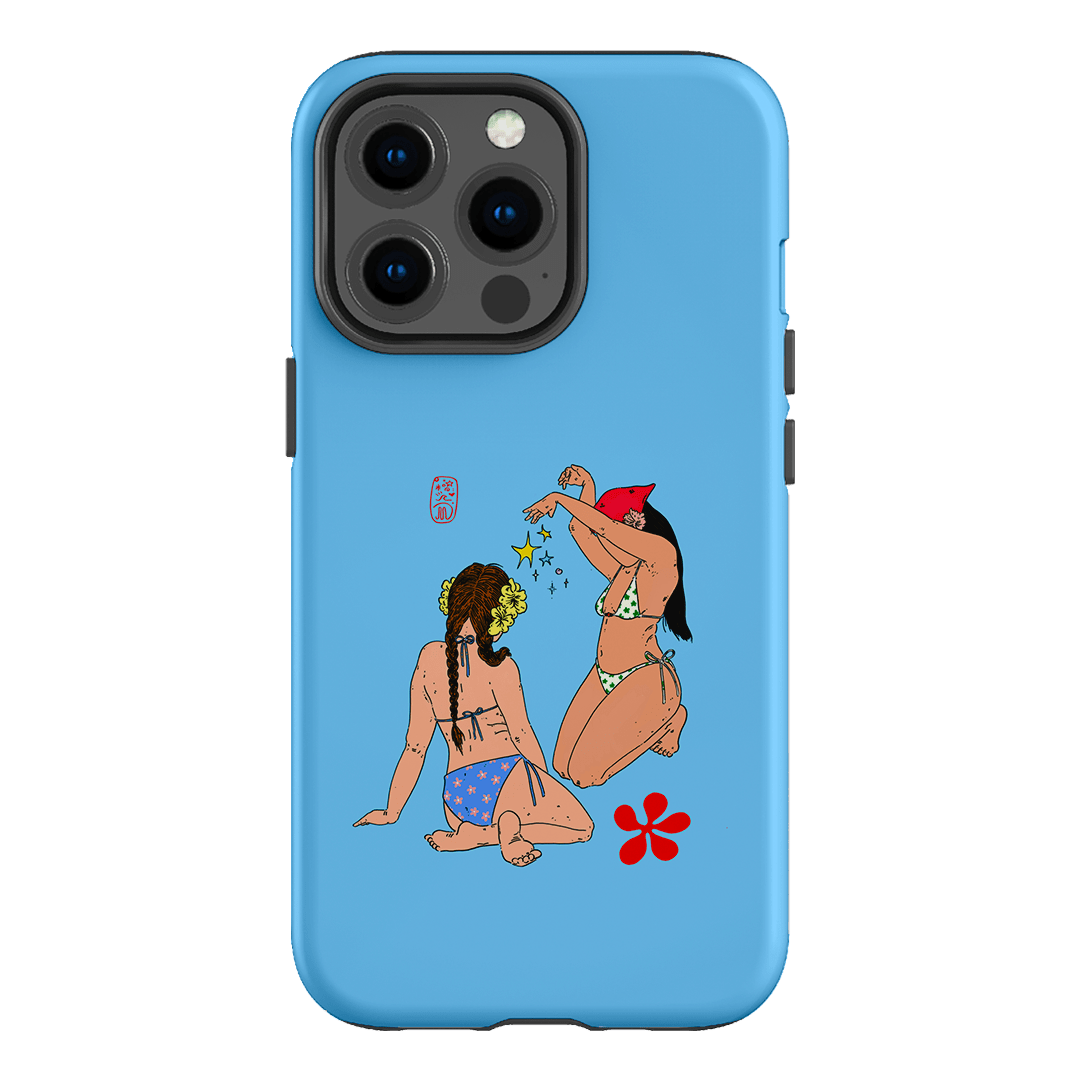 Babe Magic Blue Printed Phone Cases iPhone 13 Pro / Armoured by Easty Beasty - The Dairy