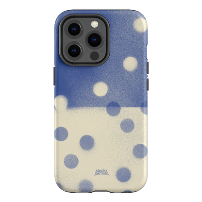 Bleu Polka Dot Printed Phone Cases iPhone 13 Pro / Armoured by Jasmine Dowling - The Dairy
