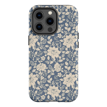 Blue Garden Printed Phone Cases iPhone 13 Pro / Armoured by Kasiags Art - The Dairy