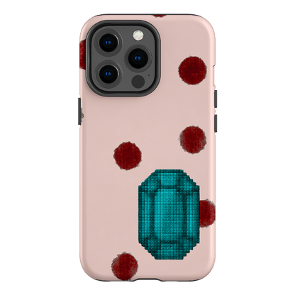 December Turquoise Printed Phone Cases iPhone 13 Pro / Armoured by Joiana - The Dairy
