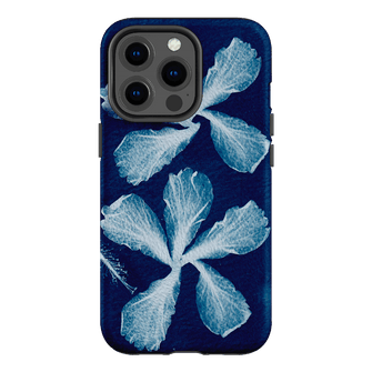 Hibiscus Cyanotype Printed Phone Cases iPhone 13 Pro / Armoured by Sally Hungerford - The Dairy