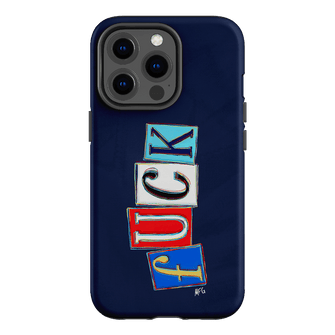 Lil Fcks Blue Printed Phone Cases iPhone 13 Pro / Armoured by Margarbs Art - The Dairy