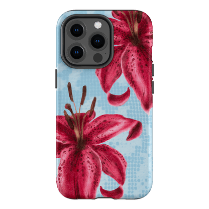 Lillies Printed Phone Cases iPhone 13 Pro / Armoured by Sally Hungerford - The Dairy