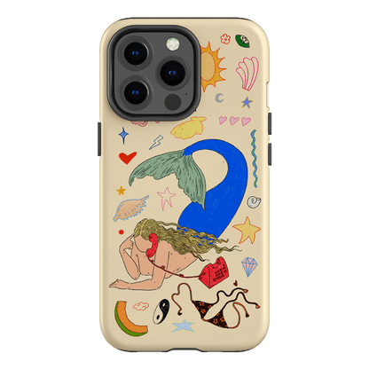 Mermaid Salad Cream Printed Phone Cases iPhone 13 Pro / Armoured by Easty Beasty - The Dairy