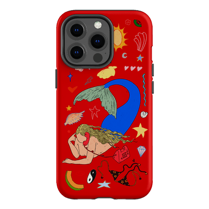 Mermaid Salad Scarlet Printed Phone Cases iPhone 13 Pro / Armoured by Easty Beasty - The Dairy