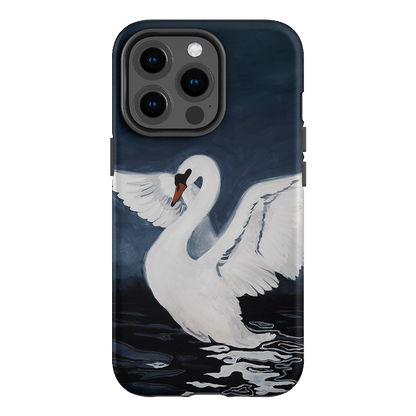 Midnight Swan Printed Phone Cases iPhone 13 Pro / Armoured by Lisa Hu - The Dairy