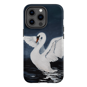 Midnight Swan Printed Phone Cases iPhone 13 Pro / Armoured by Lisa Hu - The Dairy