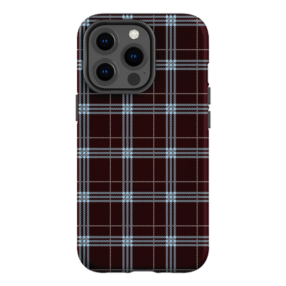 Mocha Plaid Printed Phone Cases iPhone 13 Pro / Armoured by The Dairy - The Dairy