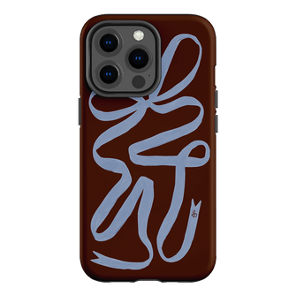 Mocha Ribbon Printed Phone Cases iPhone 13 Pro / Armoured by Jasmine Dowling - The Dairy