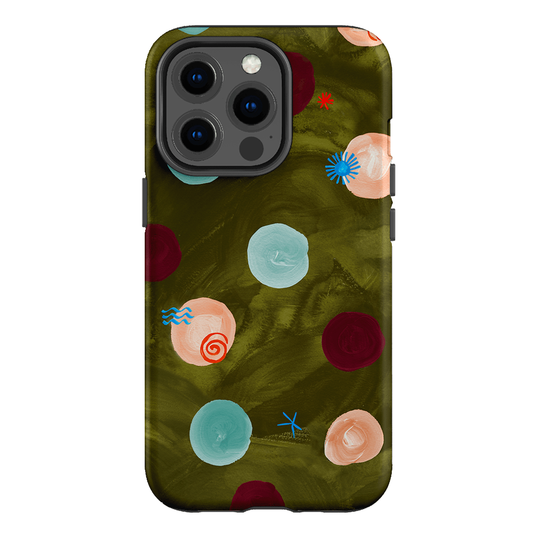 Olive Spot Printed Phone Cases iPhone 13 Pro / Armoured by Charlie Taylor - The Dairy