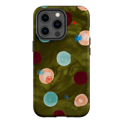 Olive Spot Printed Phone Cases iPhone 13 Pro / Armoured by Charlie Taylor - The Dairy