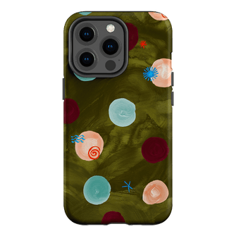 Olive Spot Printed Phone Cases iPhone 13 Pro / Armoured by Charlie Taylor - The Dairy