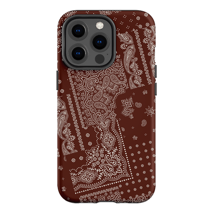Paisley Cinnamon Printed Phone Cases iPhone 13 Pro / Armoured by The Dairy - The Dairy
