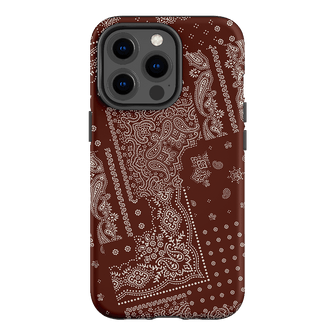 Paisley Cinnamon Printed Phone Cases iPhone 13 Pro / Armoured by The Dairy - The Dairy