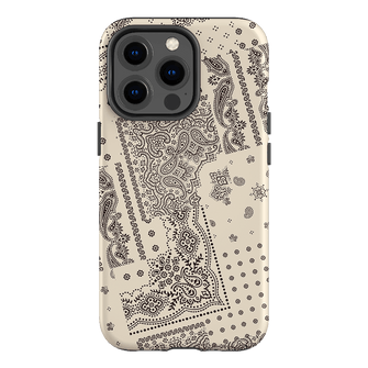 Paisley Ecru Printed Phone Cases iPhone 13 Pro / Armoured by The Dairy - The Dairy