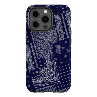 Paisley Indigo Printed Phone Cases iPhone 13 Pro / Armoured by The Dairy - The Dairy