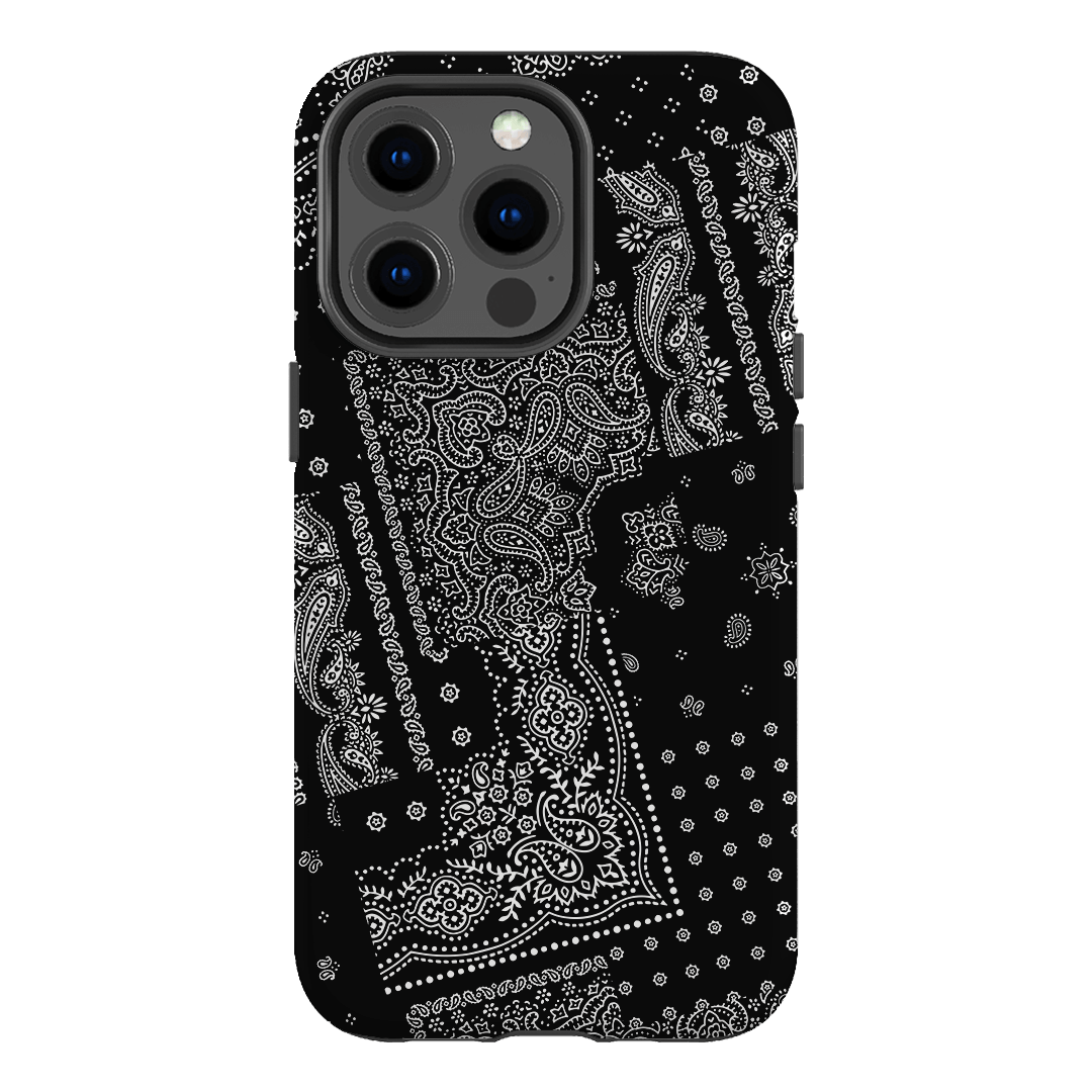 Paisley Noir Printed Phone Cases iPhone 13 Pro / Armoured by The Dairy - The Dairy
