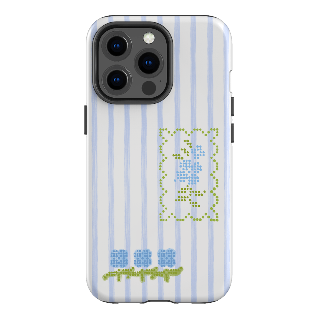 Patchwork Blue Printed Phone Cases iPhone 13 Pro / Armoured by Kayla Carr - The Dairy