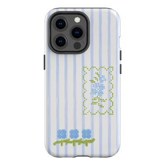 Patchwork Blue Printed Phone Cases iPhone 13 Pro / Armoured by Kayla Carr - The Dairy