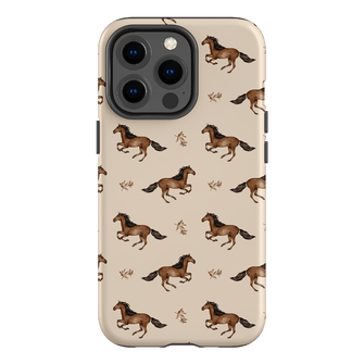 Running Horse Printed Phone Cases iPhone 13 Pro / Armoured by Kasiags Art - The Dairy