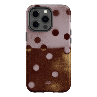 Rust Polka Dot Printed Phone Cases iPhone 13 Pro / Armoured by Jasmine Dowling - The Dairy
