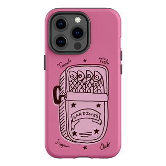 Sardine Social Pink Printed Phone Cases iPhone 13 Pro / Armoured by The Dairy - The Dairy