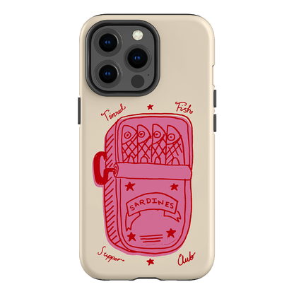 Sardine Social Red Printed Phone Cases iPhone 13 Pro / Armoured by The Dairy - The Dairy