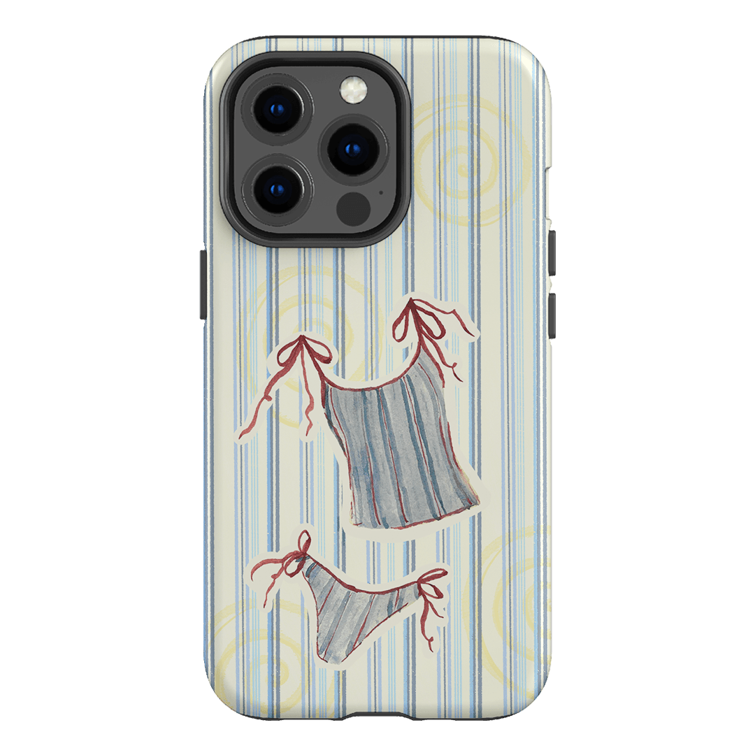 Stripe Tankini Printed Phone Cases iPhone 13 Pro / Armoured by Kayla Carr - The Dairy