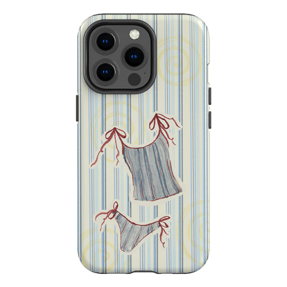 Stripe Tankini Printed Phone Cases iPhone 13 Pro / Armoured by Kayla Carr - The Dairy