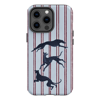 Stripey Hounds Printed Phone Cases iPhone 13 Pro / Armoured by Lisa Hu - The Dairy