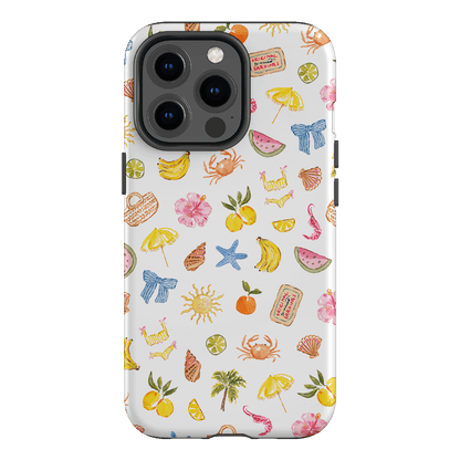 Summer Icons Printed Phone Cases iPhone 13 Pro / Armoured by Cass Deller - The Dairy