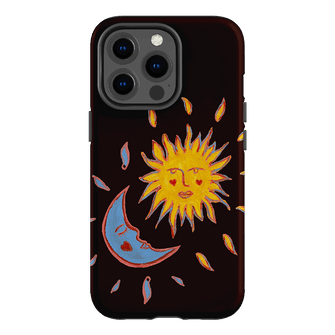 Sun & Moon Plum Printed Phone Cases iPhone 13 Pro / Armoured by BG. Studio - The Dairy