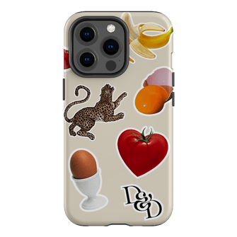 Sunday Stickers Cream Printed Phone Cases iPhone 13 Pro / Armoured by Desmond & Dempsey - The Dairy