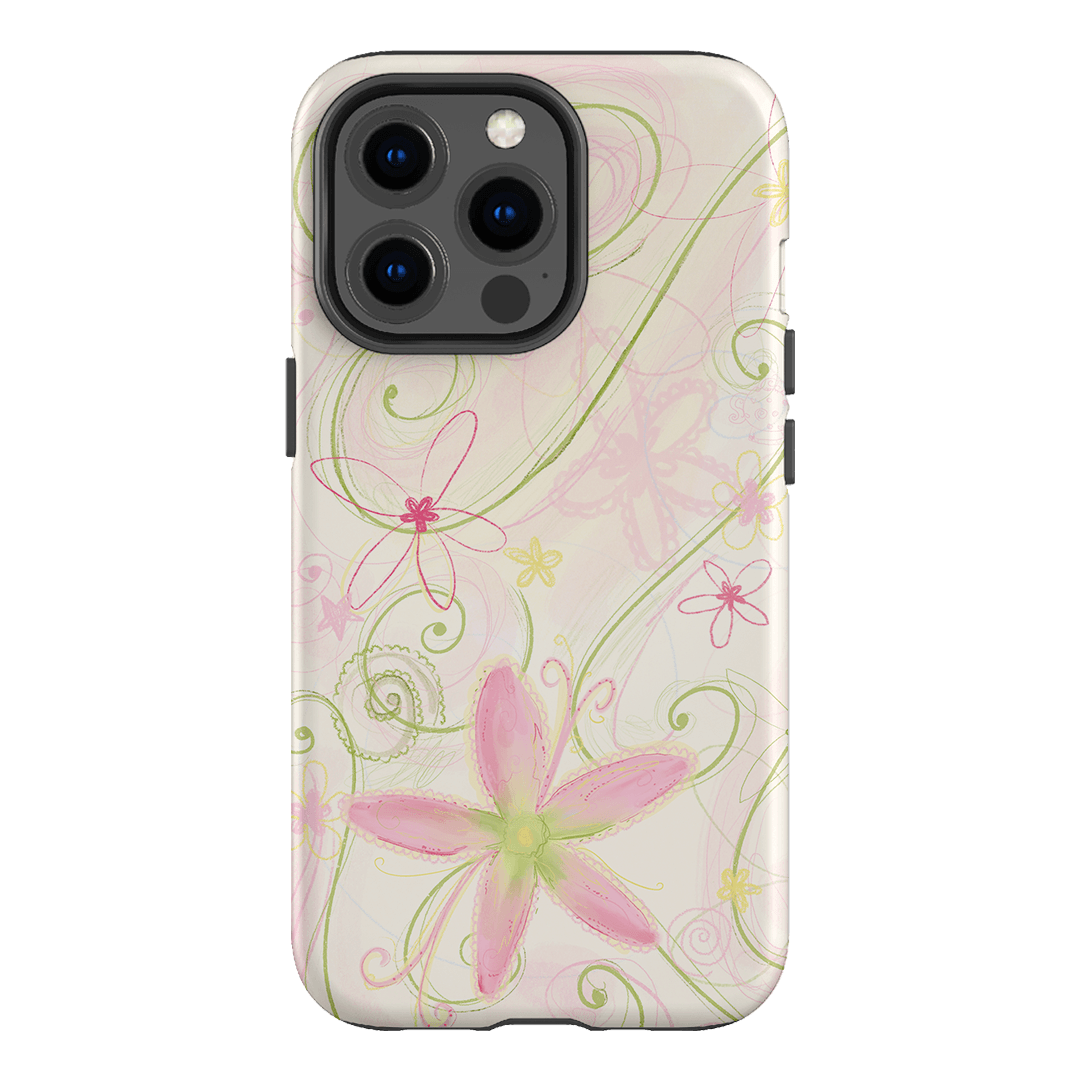 Swirl Pink Printed Phone Cases iPhone 13 Pro / Armoured by Kayla Carr - The Dairy