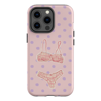 Vintage Gingham Printed Phone Cases iPhone 13 Pro / Armoured by Kayla Carr - The Dairy