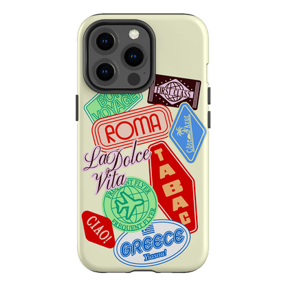 Well Travelled Printed Phone Cases iPhone 13 Pro / Armoured by The Dairy - The Dairy