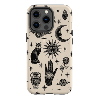 Astro Flash Beige Printed Phone Cases iPhone 13 Pro / Armoured by Veronica Tucker - The Dairy