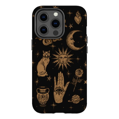 Astro Flash Noir Printed Phone Cases iPhone 13 Pro / Armoured by Veronica Tucker - The Dairy