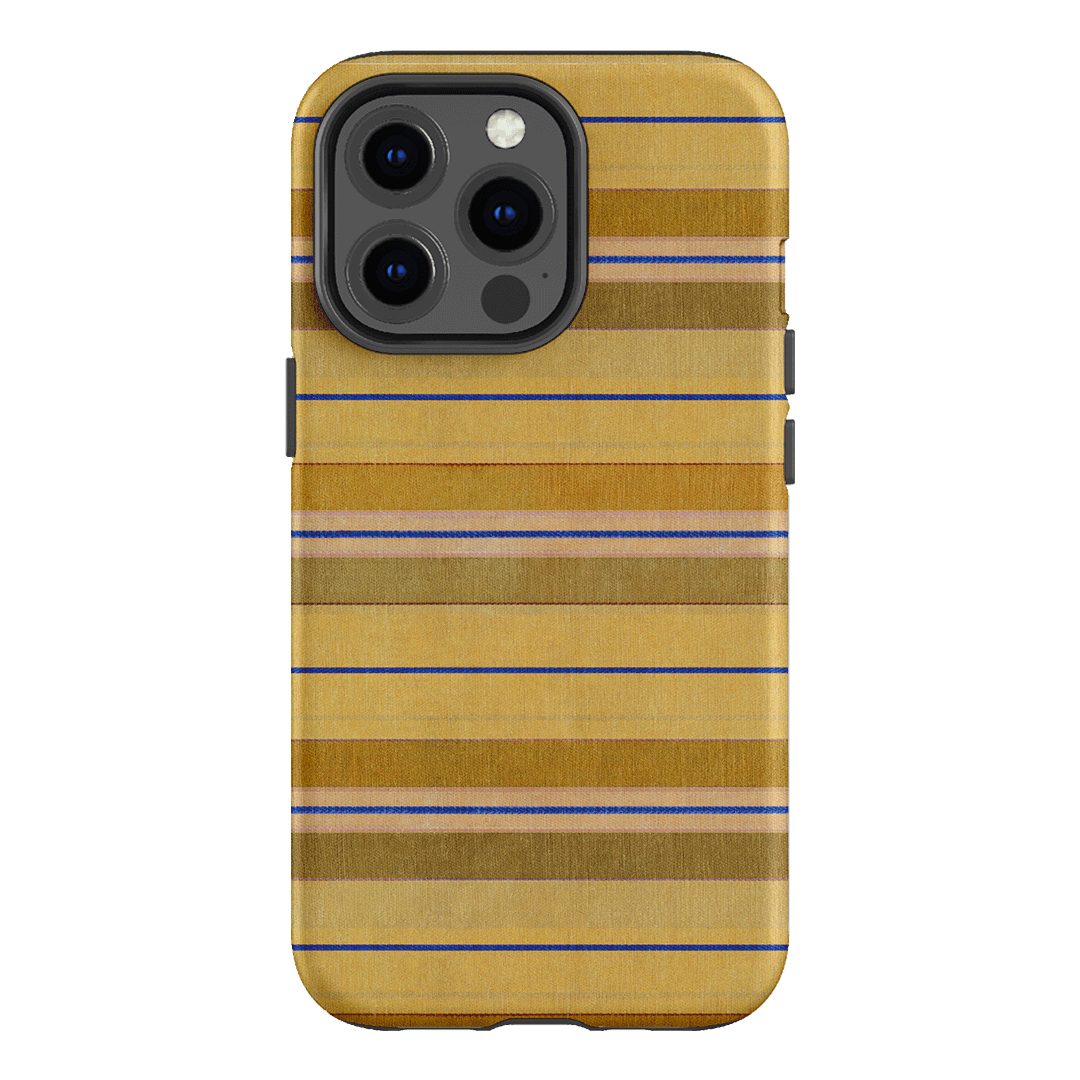 Golden Stripe Printed Phone Cases iPhone 13 Pro / Armoured by Fenton & Fenton - The Dairy