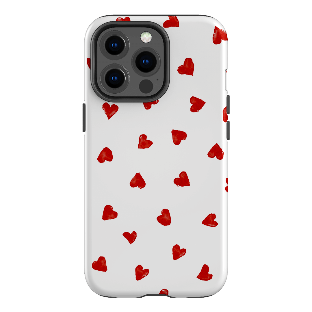 Love Hearts Printed Phone Cases iPhone 13 Pro / Armoured by Oak Meadow - The Dairy