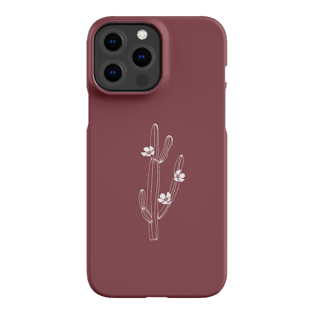 Cactus Flower Printed Phone Cases iPhone 13 Pro Max / Snap by Typoflora - The Dairy