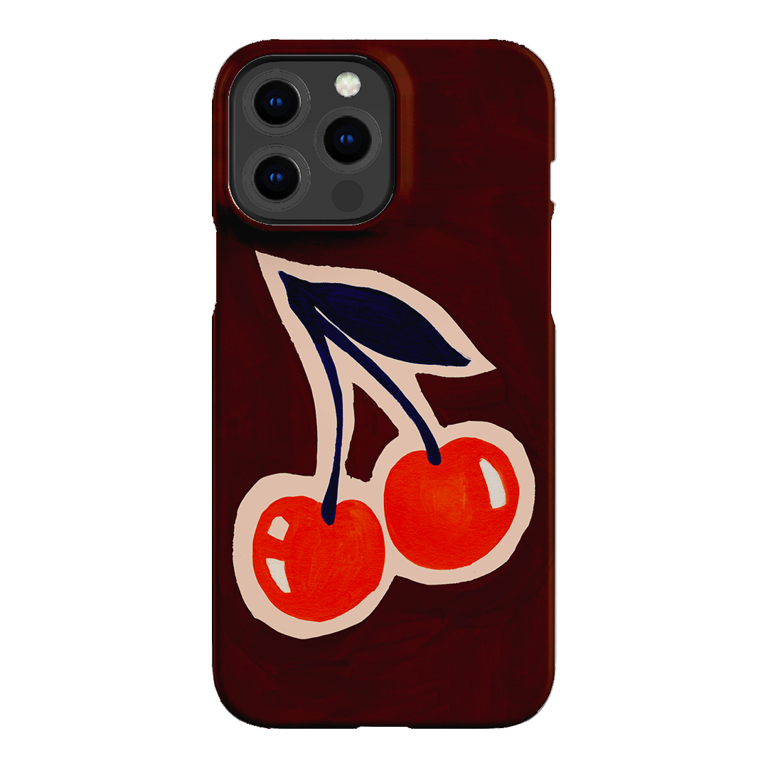 Cherries Printed Phone Cases iPhone 13 Pro Max / Snap by Studio Bon - The Dairy