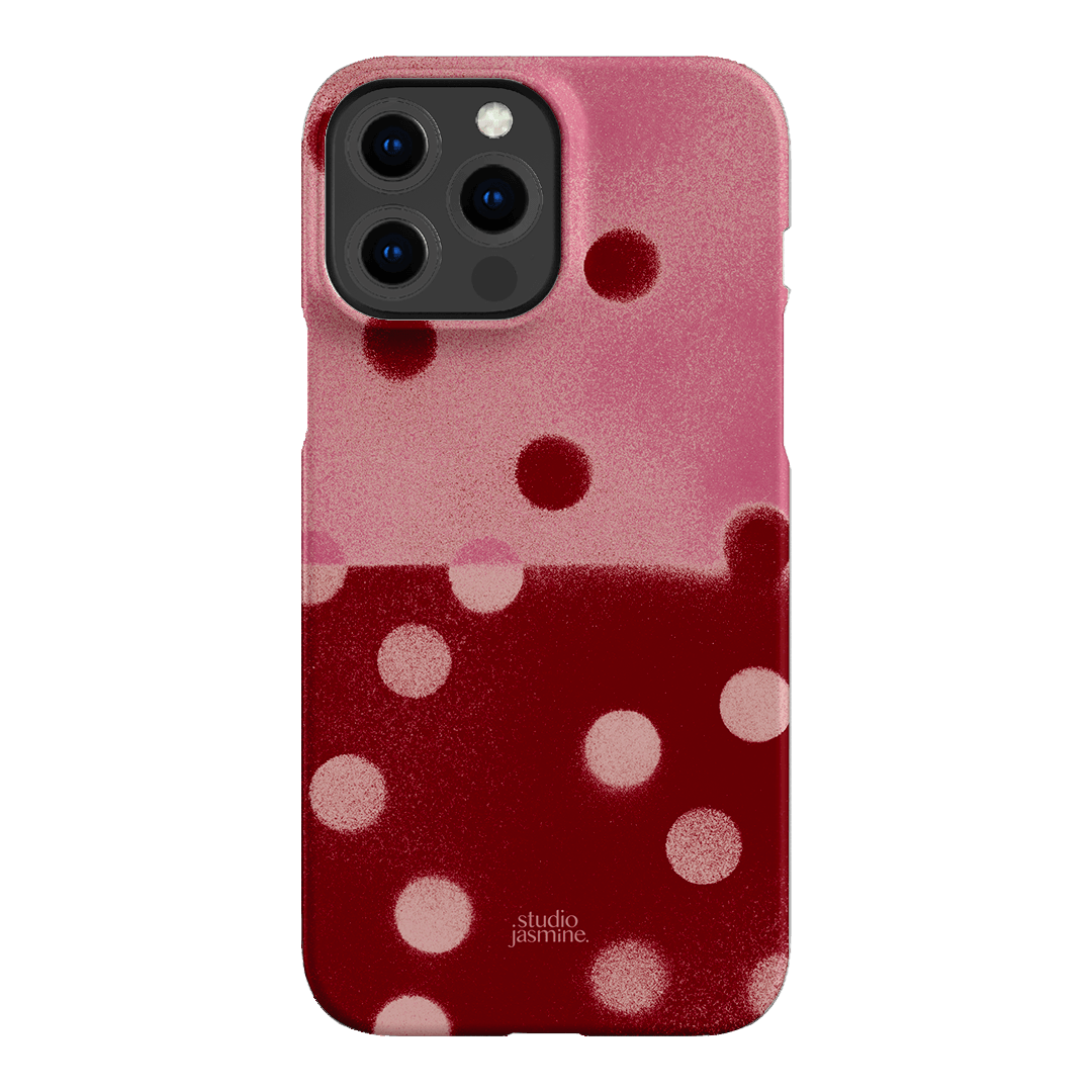 Cherry Polka Dot Printed Phone Cases iPhone 13 Pro Max / Snap by Jasmine Dowling - The Dairy