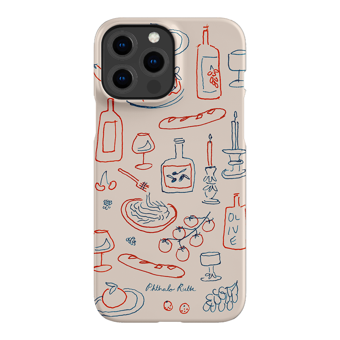 Italian Fare Printed Phone Cases iPhone 13 Pro Max / Snap by Phthalo Ruth - The Dairy