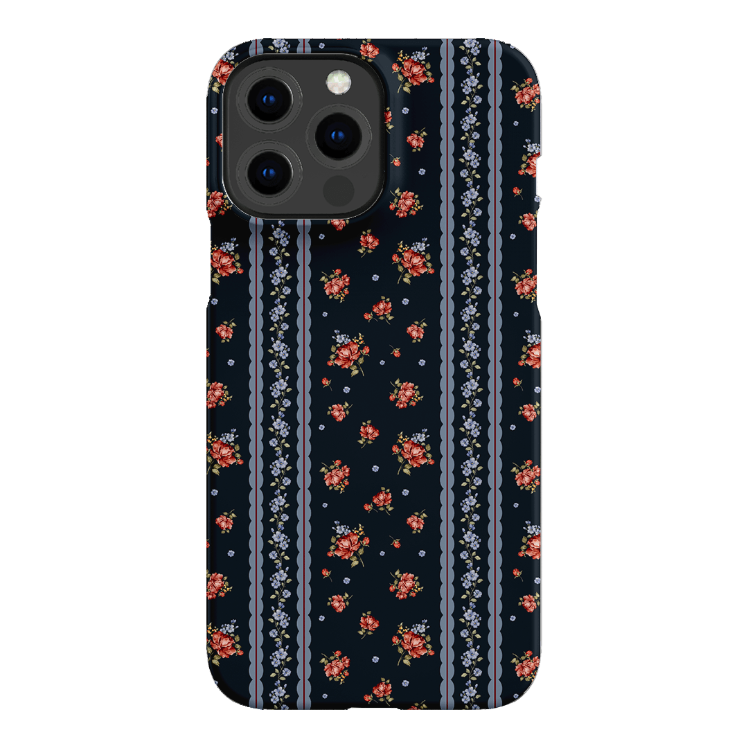 Midnight Stripe Printed Phone Cases iPhone 13 Pro Max / Snap by Kasiags Art - The Dairy